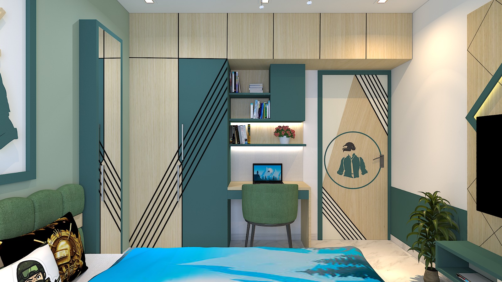 Modern luxury bedroom design