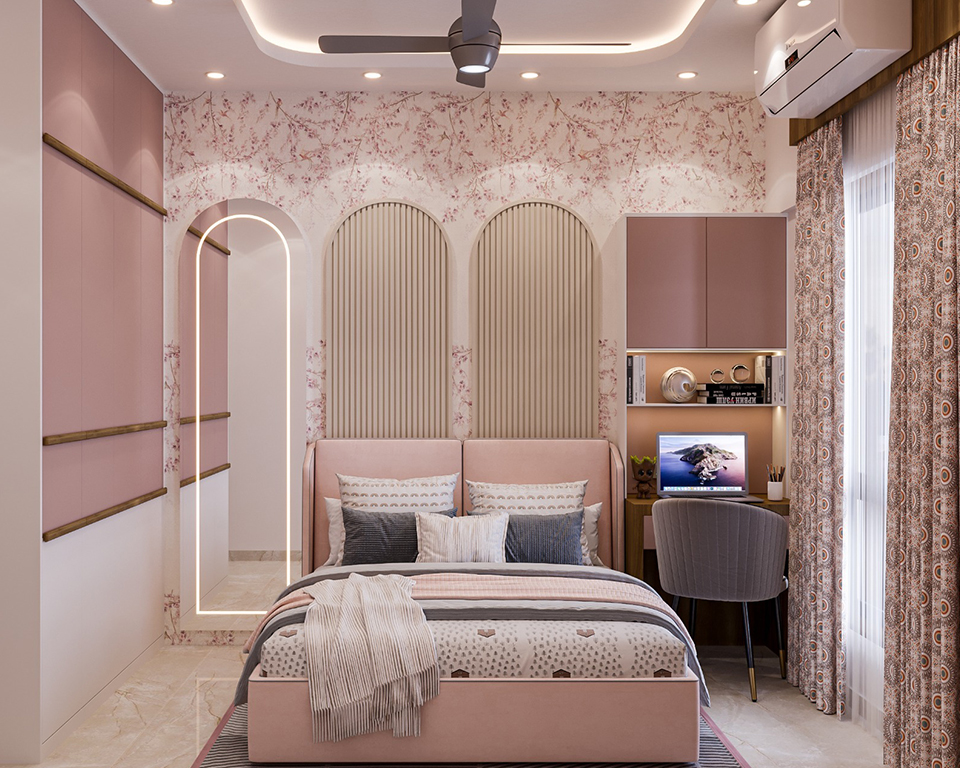 Modern luxury bedroom design
