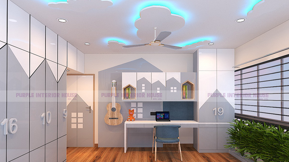 Small home office room design